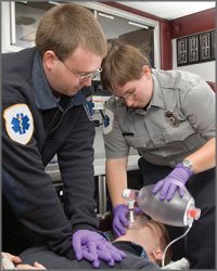 Power line contact victim